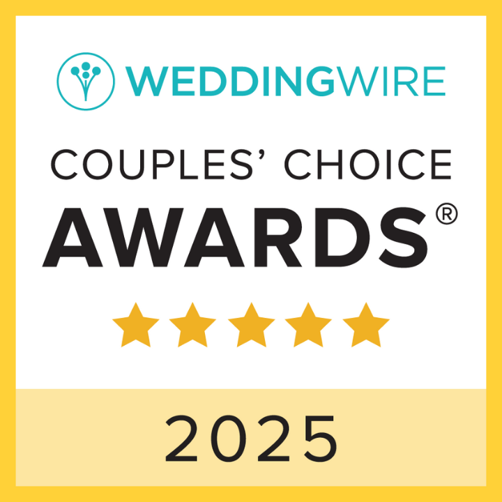 Wedding Wire Couples' Choice Award Winner 2025 Wedding Wire Couples' Choice Award Winner 2025